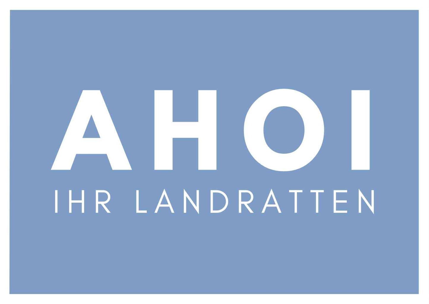 Postkarte Landratten
