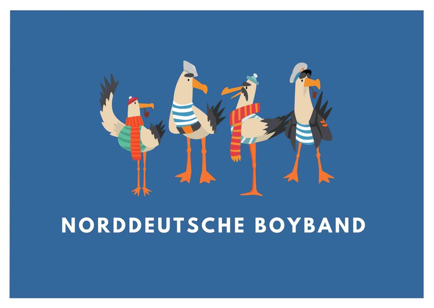 Postkarte Norddeutsche Boyband