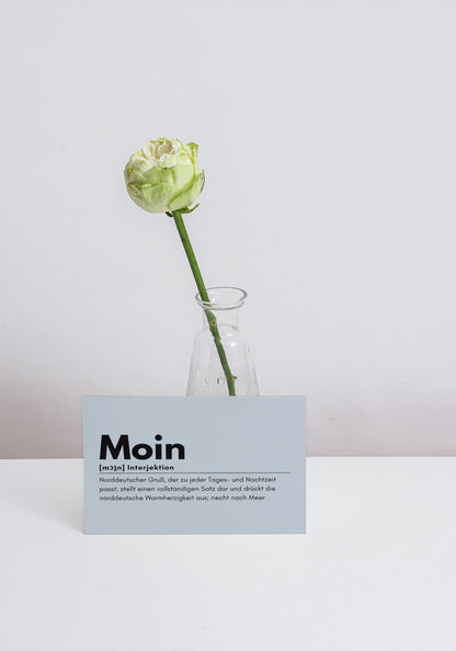 Postkarte Moin