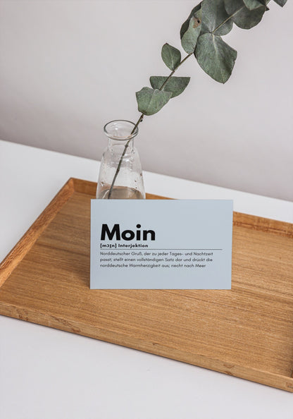 Postkarte Moin
