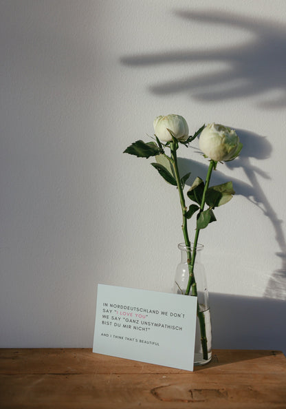 Postkarte Nicht ganz unsympatisch