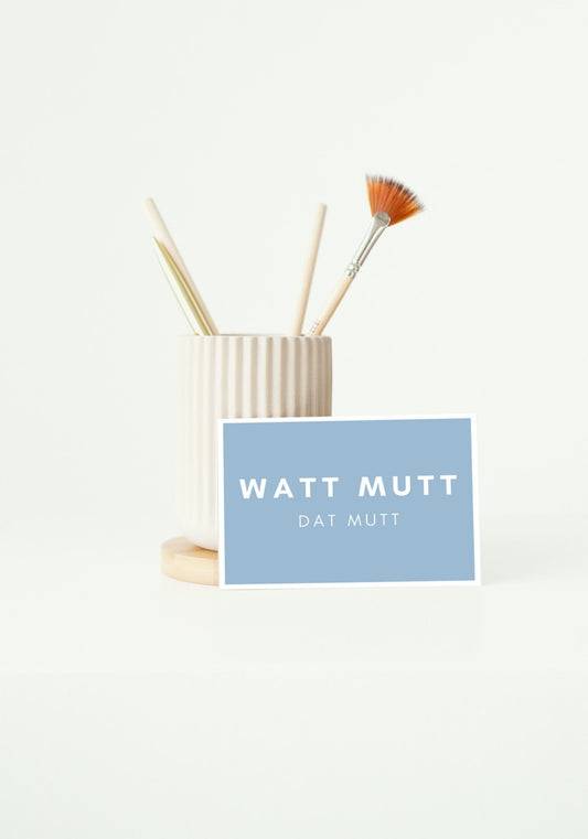 Postkarte Watt mutt