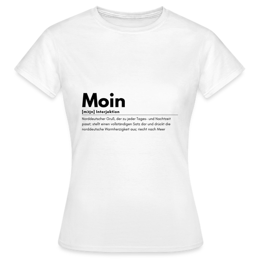 Damen Shirt Moin - weiß
